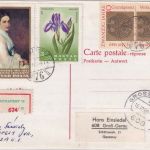 Ungarn/BRD - Budapest 1969 vorfrankierte Antwortkarte/Mischfrankatur !