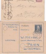 Bayern/All.Bes./BRD - Kreuth (b. Tegernsee) 6 Belege ex 1883/1974
