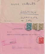DR/All.Bes./BRD - Bad Wiessee 22 Belege/Ansichtskarten ex 1920/1980