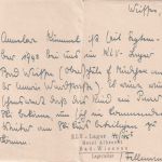 DR - Bad Wiessee KLV-Lager Hotel Albrecht Schreiben d. Lagerleitung 1944