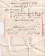 Bayern - Tölz 26/11 HKS Dienstbrief n. Hohenburg b. Lenggries 1859 m. Inhalt