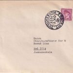Sudetenland - Postamt Hurkentahl Okt. 1938 Notstempel Brief n. Tölz