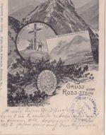 Bayern - Gmund 1907 portofreie Soldatenkarte (AK Rossstein b. Lenggries)