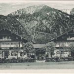 Bayern - Bayrischzell Hotel Deutsches Haus sw-AK ungelaufen ca. 1925