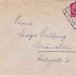 DR/Bizone/BRD - München/Bayrischzell/Bahnpost 3 Karten/1 Brief 1937/1958