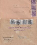Bayern/DR/All.Bes./BRD - Miesbach 19 Briefe/Ganzsachen/Ansichtskarten ex 1904/76