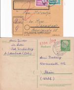 Bayern/DR/All.Bes./BRD - Miesbach 19 Briefe/Ganzsachen/Ansichtskarten ex 1904/76