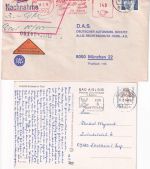 Bayern/DR/BRD - Bad Aibling 9 Briefe/Ganzsachen/Ansichtskarte ex 1911/1997