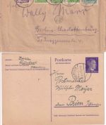 DR/All.Bes./BRD - Feilnbach 5 Briefe/Karten/Ganzsachen ex 1920/1990