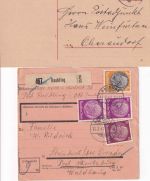 Bayern/DR - Raubling Ganzsachenkarte 1919 + Paketkarte 1941