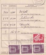 Bayern/BRD - Aiglsbach Dienstbrief/Paketkarte/Paketzustelliste 1919/1990
