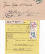Bayern/BRD - Niederaichbach Ganzsache 1902 + Paketkarte 1991