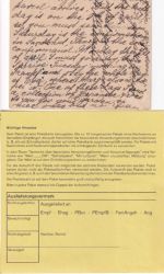 Bayern/BRD - Niederaichbach Ganzsache 1902 + Paketkarte 1991