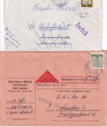 Bayern/DR/All.Bes./BRD - Landshut 26 Belege/1 Vignette ex 1885/1980