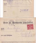 Bayern/DR/All.Bes./BRD - Landshut 26 Belege/1 Vignette ex 1885/1980