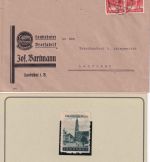 Bayern/DR/All.Bes./BRD - Landshut 26 Belege/1 Vignette ex 1885/1980