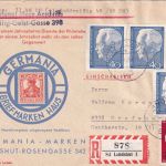 BRD - 3x40 Pfg. Lübcke u.a. illustr. Einschreibebrief Landshut - Grafenau 1965