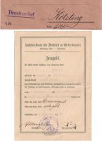 Bayern - 5 Pfg. Wappen Aufbrauch Drucksachenbrief Landshut - Kötzting 10.2.20