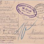 DR - Berchtesgaden 3.8.25 unfrankierte Karte n. München Portokontrolle/Nachporto