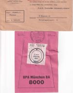 Bayern/DR/All.Bes./BRD - Mühldorf a.I. 9 Belege ex 1916/1981