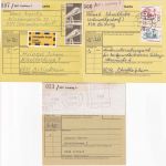 BRD - Loiching 3 Paketkarten ex 1988/91