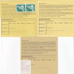 BRD - Loiching 3 Paketkarten ex 1988/91