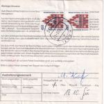 BRD - 2x450 Pfg. B&S Nachnahme-Paketkarte Kastl - Buch/Erlbach 1992
