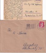 Bayern/DR/All.Bes./BRD - Regensburg 63 Belege ex 1834/1996
