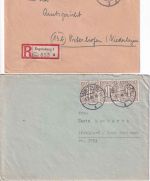Bayern/DR/All.Bes./BRD - Regensburg 63 Belege ex 1834/1996