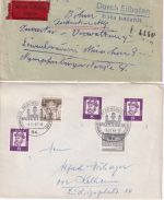 Bayern/DR/All.Bes./BRD - Regensburg 63 Belege ex 1834/1996