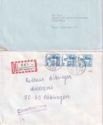 Bayern/DR/All.Bes./BRD - Regensburg 63 Belege ex 1834/1996