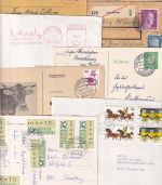 Bayern/DR/BRD - Geiselhöring 9 Belege ex 1884/1986