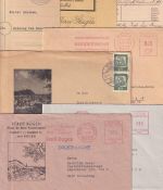 Bayern/DR/Bizone/BRD - Bogen 7 Belege ex 1915/1987