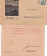 Bayern/DR/Bizone/BRD - Bogen 7 Belege ex 1915/1987