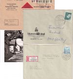 BRD - Mitterfels 1972/85 3 Briefe/1 Ansichtskarte