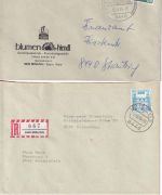 BRD - Mitterfels 1972/85 3 Briefe/1 Ansichtskarte