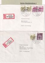 BRD - Rattenberg ü. Straubing 1x Poststelle I, 2x Einschreibebriefe