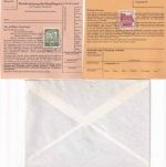 BRD - Anzenkirchen 2 Paketkarten, 1 Einschreibebrief/Nachsendevermerk 1964/76