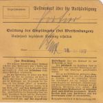 Bayern - 30 Pfg. Ludwig Paketkarte Schwanenkirchen - Passau 1917