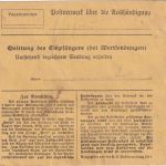 Bayern - 30 Pfg. Ludwig Paketkarte Haarbach - Mühldorf 1917