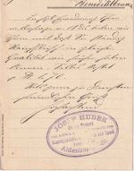 Bayern - 5 Pfg. Ludwig Firmenkarte Aidenbach - Benediktbeuern 1915