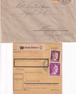 Bayern/DR/All.Bes./BRD - Vilshofen 9 Belege ex ca. 1873/1978