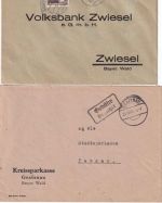Bayern/DR/All.Bes./BRD - Grafenau 7 Belege ex ca. 1873/1975