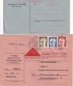 Bayern/DR/All.Bes./BRD - Grafenau 7 Belege ex ca. 1873/1975