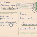 Bayern/All.Bes./BRD - Zwiesel 5 Belege (Landpost, Paketkarte etc.) ex 1919/1961
