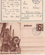 Bayern/DR - Frauenau 6 Belege (Sonderganzsachen, Einschreiben etc.) ex 1885/1939