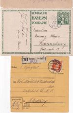 Bayern/DR/All.Bes./BRD - Passau 43 Belege (sortenreich !!) ex 1901/1992