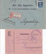 Bayern/DR/All.Bes./BRD - Passau 43 Belege (sortenreich !!) ex 1901/1992