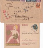 Bayern/DR/All.Bes./BRD - Passau 43 Belege (sortenreich !!) ex 1901/1992