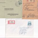 Bayern/BRD - Konzell ü. Straubing 3 Belege ex 1920/1987